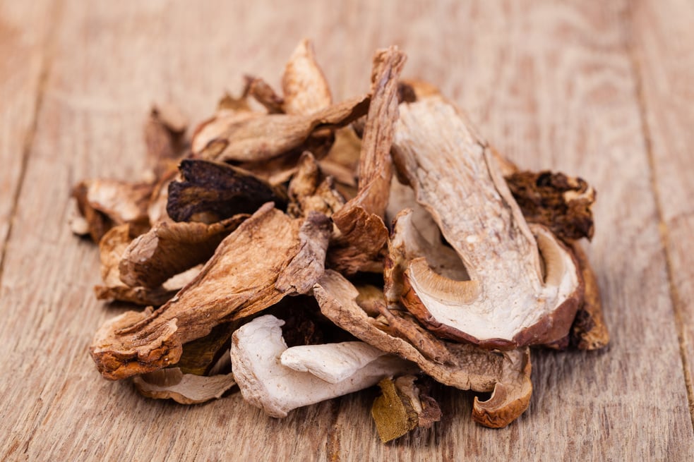 dried mushrooms